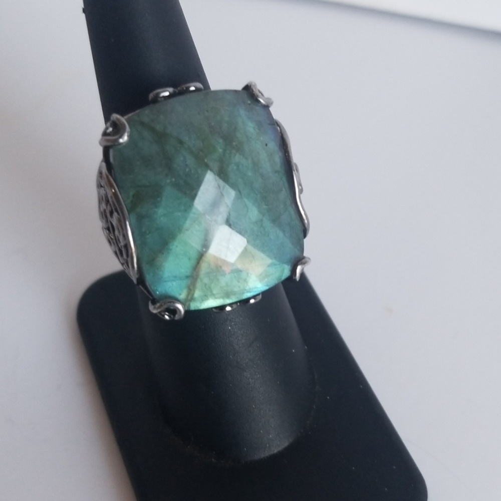 Labradorite Sterling silver ring